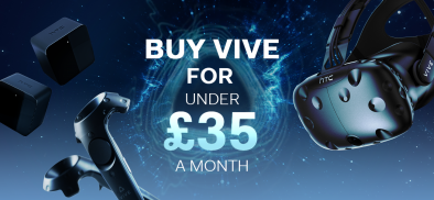 Buy Vive for only £35 a month – financing now available in the UK!