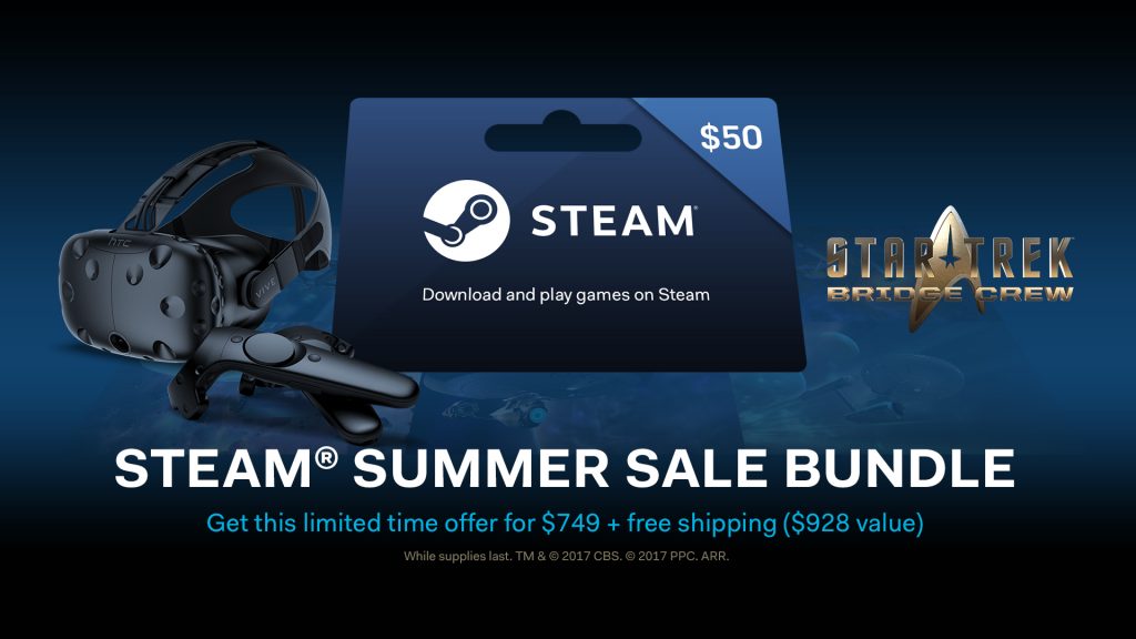 Vive Jumps On Steam Summer Sale With Discounts On Vive Hardware And Software Vive Blog