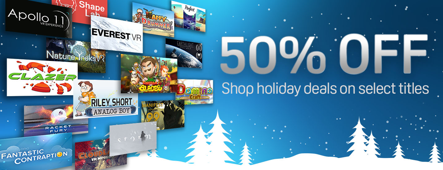 Up to 65% off Viveport titles