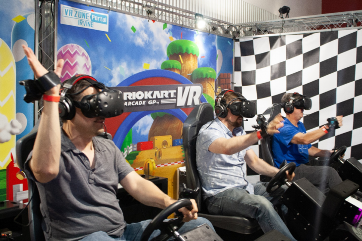 Mario Kart Arcade Gp Vr Takes Off In Irvine Ca With Htc Vive Vive Blog 4257