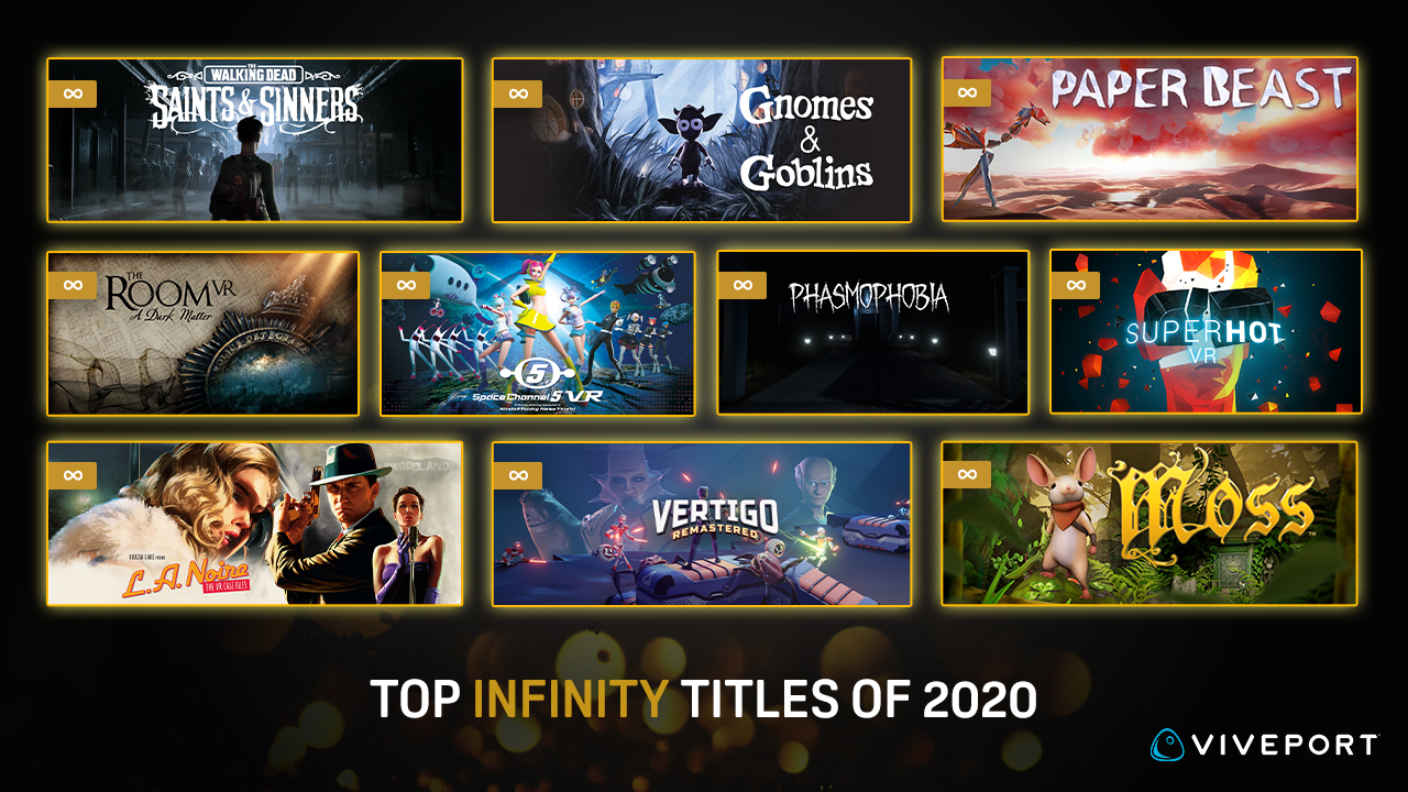 vive infinity games list
