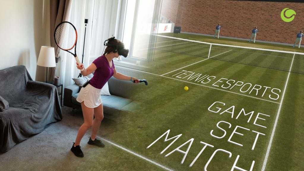 Play like a Pro. VR Motion Learning deliver realistic Tennis Esports