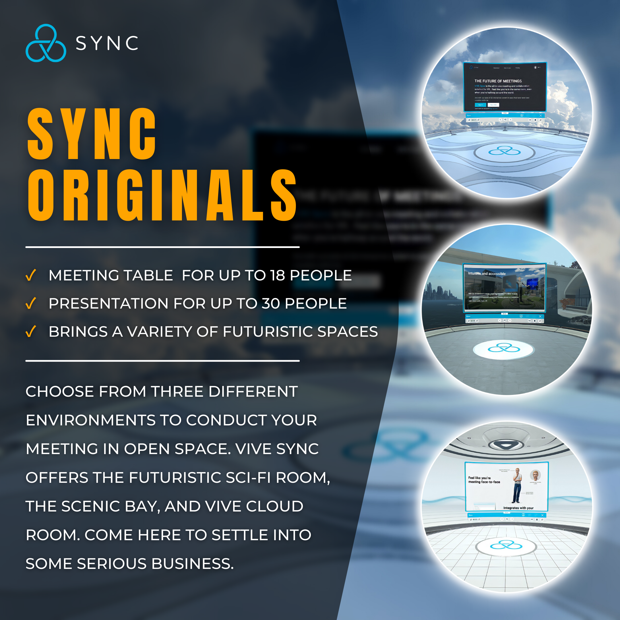 VIVE SYNC VR Meeting Space