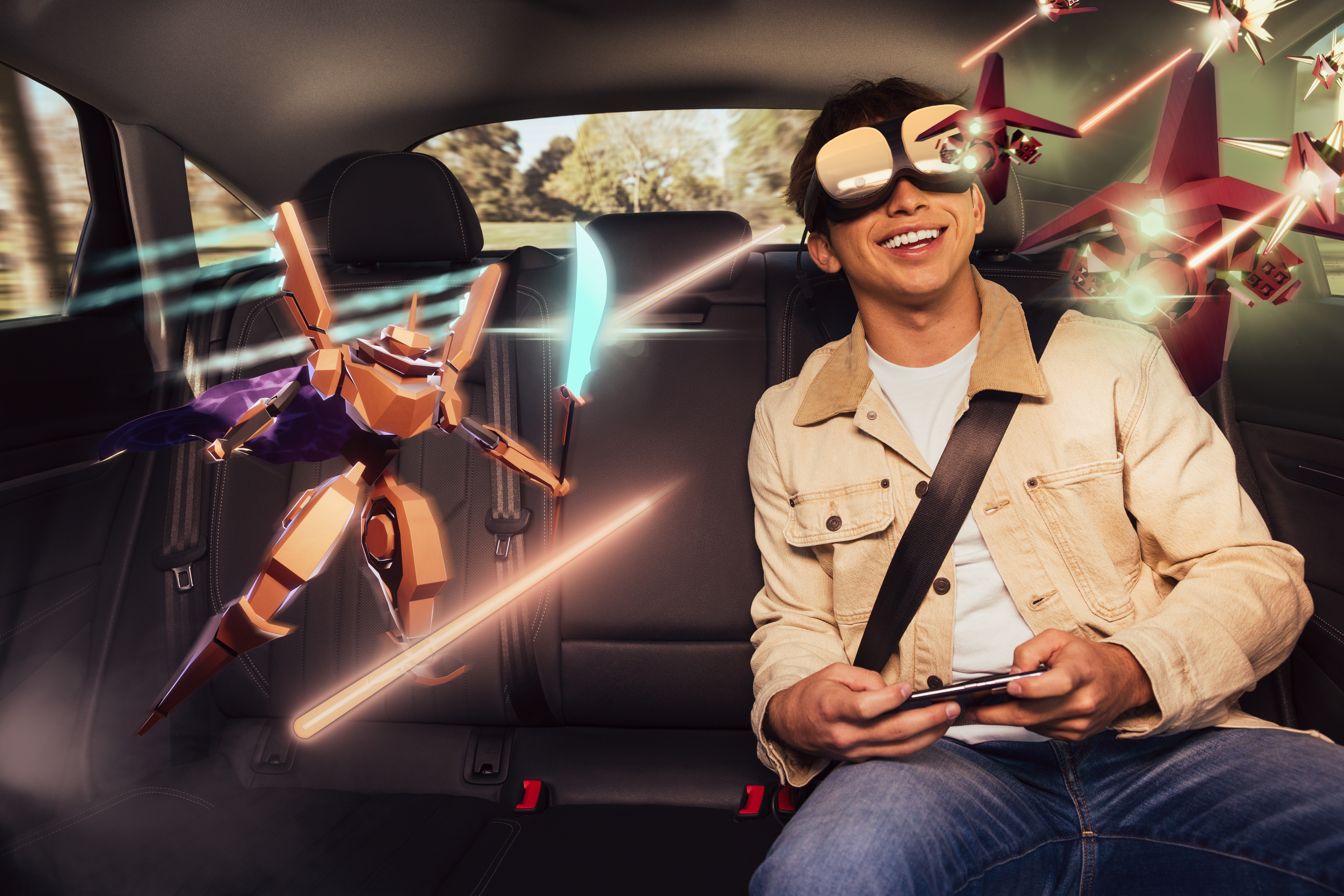 HTC VIVE and holoride unveil VR in-car entertainment for